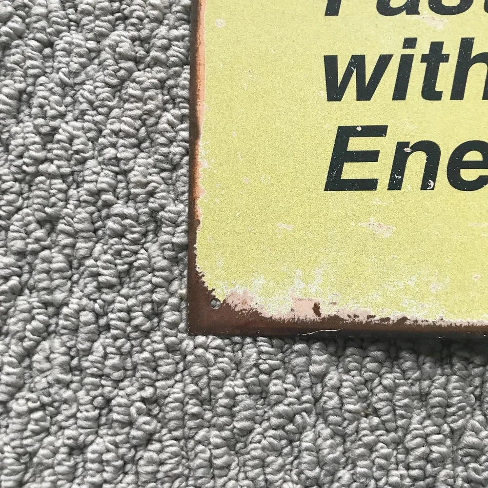 Vintage 50's Metal Sign 